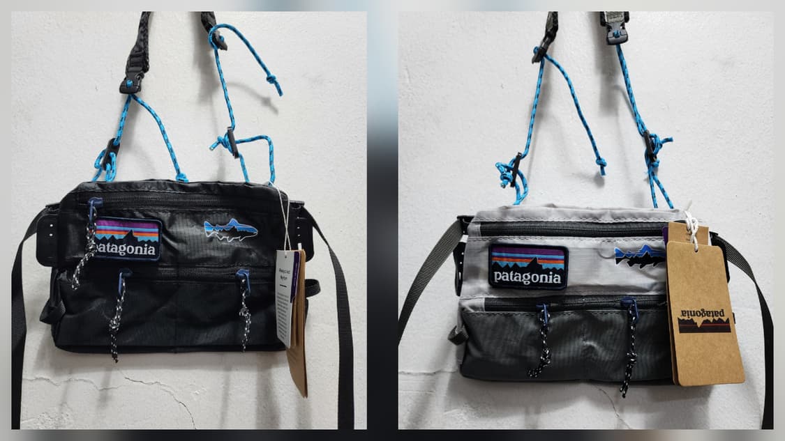 (새상품) 파타고니아 블랙/그레이 2개 울트라라이트 사코슈 크로스백 상품이미지1