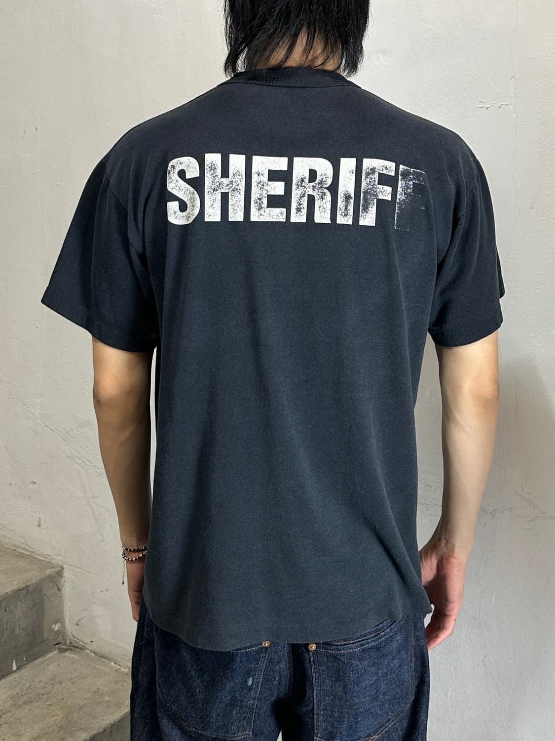 90's SHERIFF 빈티지 보안관 티셔츠 싱글스티치 상품이미지1