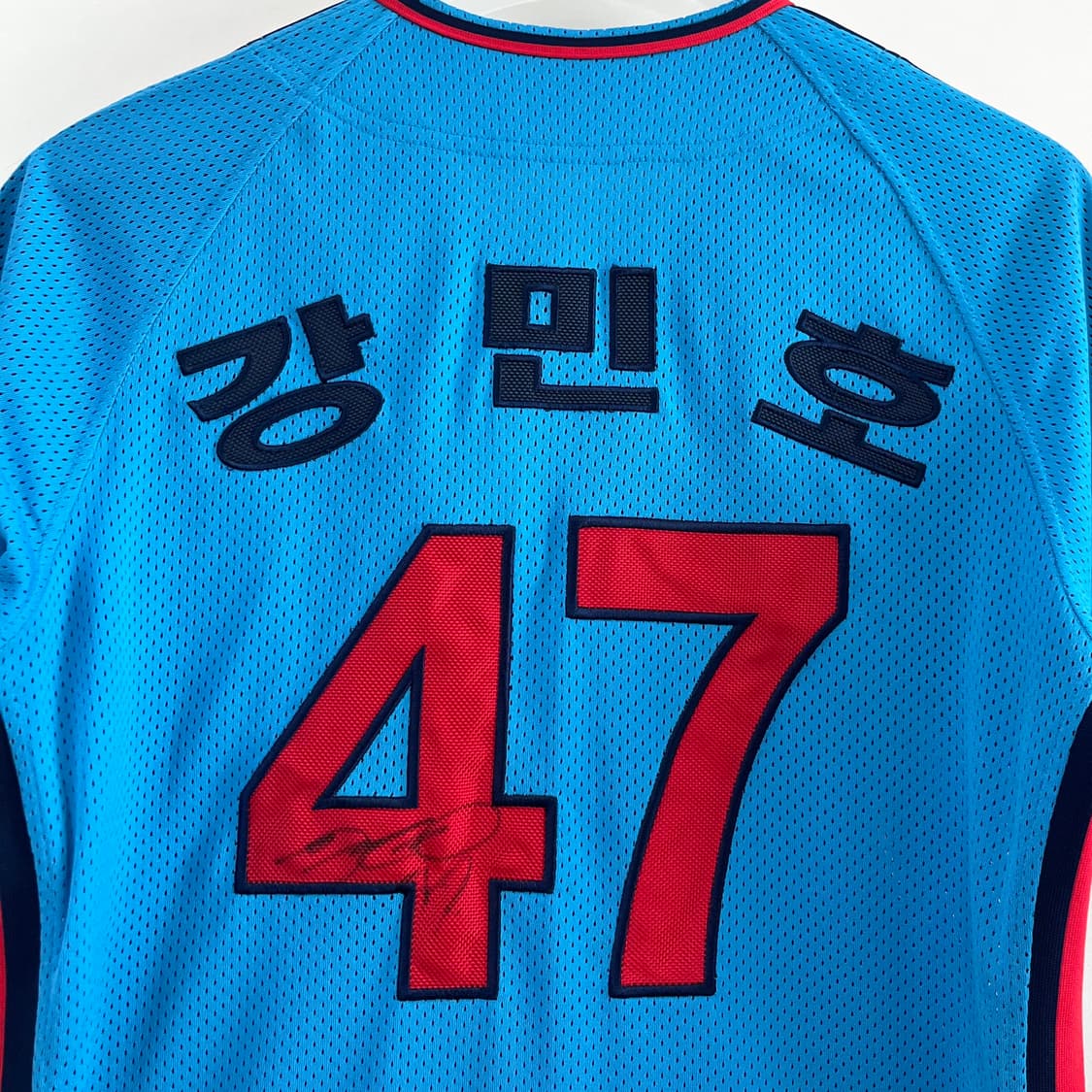 롯데 자이언츠 아디다스 강민호 싸인 올드 반팔 유니폼 상품이미지7