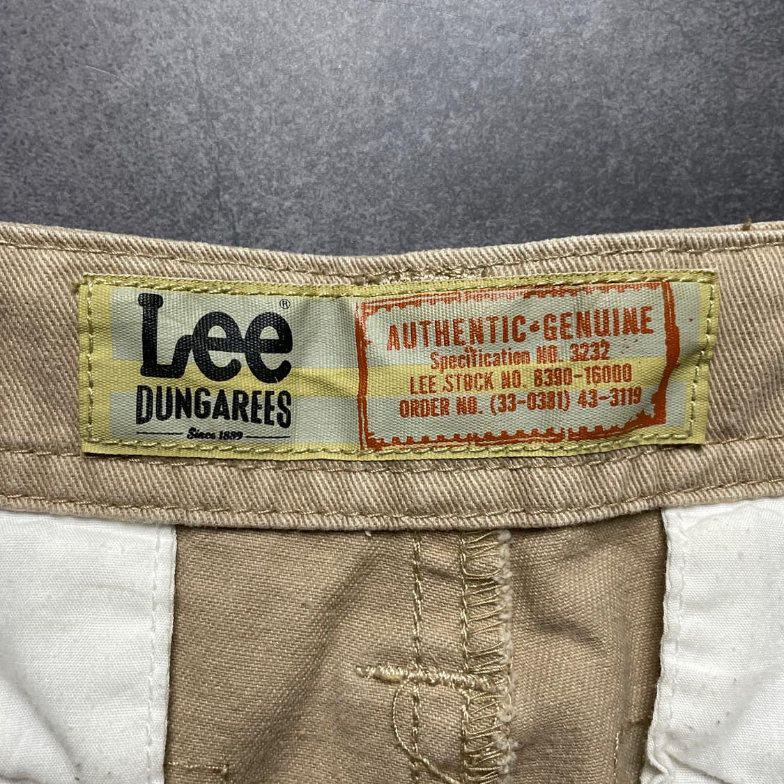 LEE 리 빈티지 베이지 카고 하프팬츠 A00994 상품이미지9