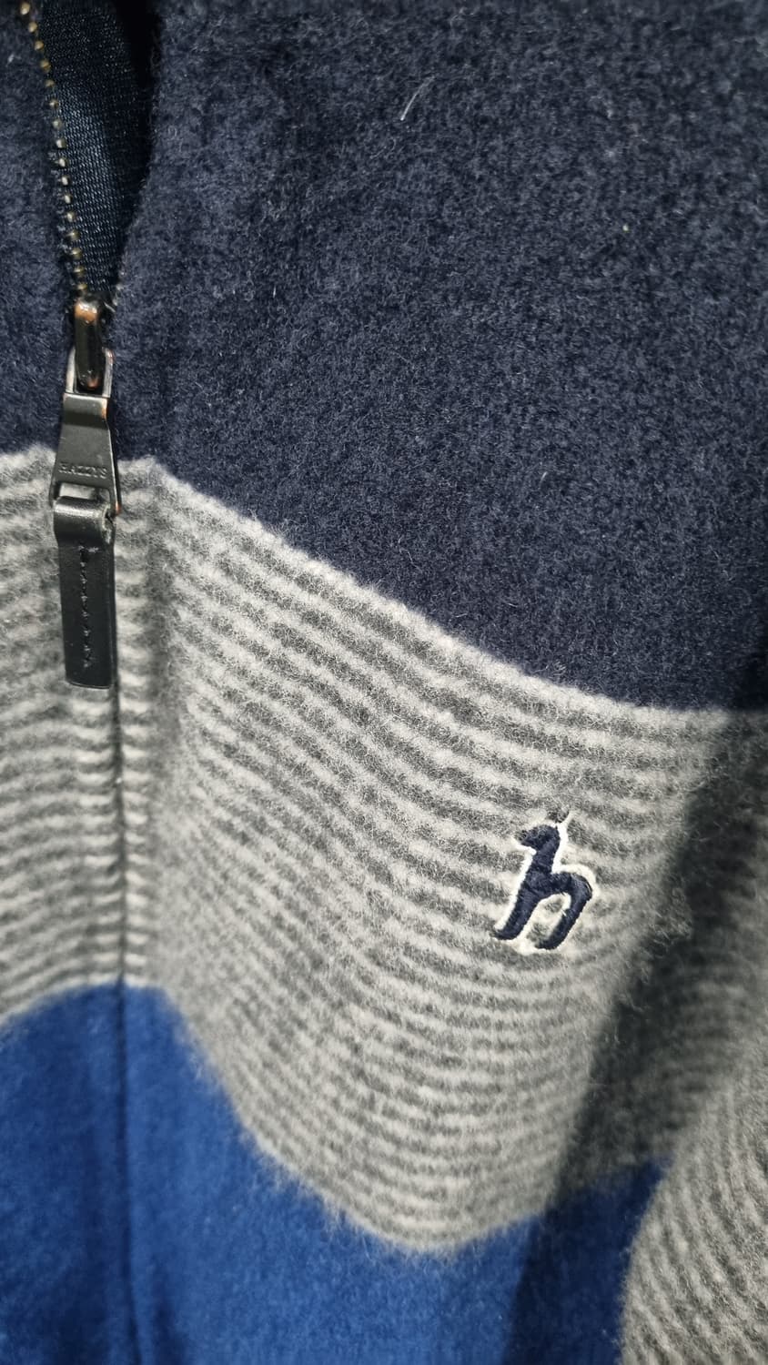 HAZZYS(헤지스) 집업 울혼방 니트 가디간 100~슬림105 상품이미지2