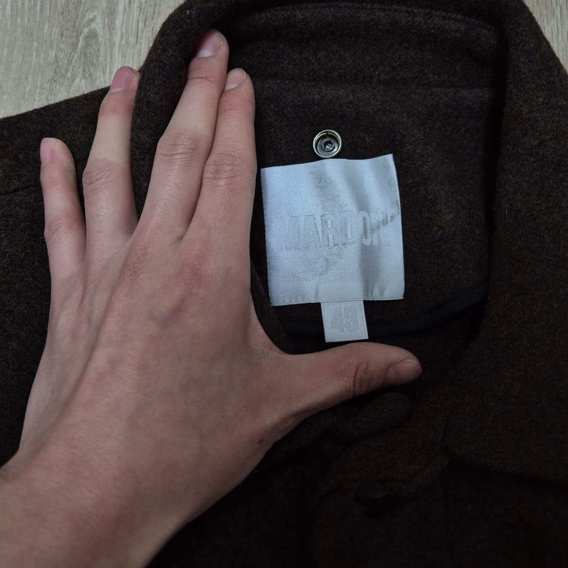 MARDON 마돈 남성 스탠다드 포켓 울 발마칸코트 (48) 상품이미지4