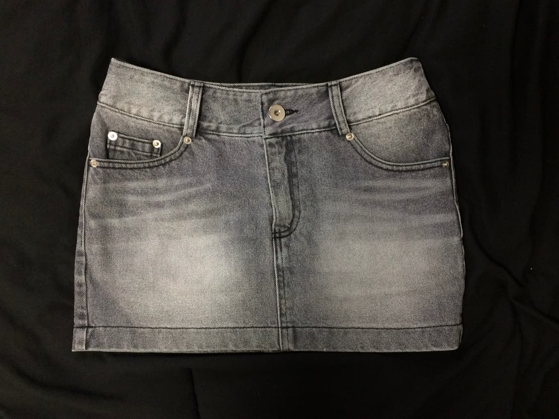 제드비드 로우웨스트 스커트 그레이 상품이미지3