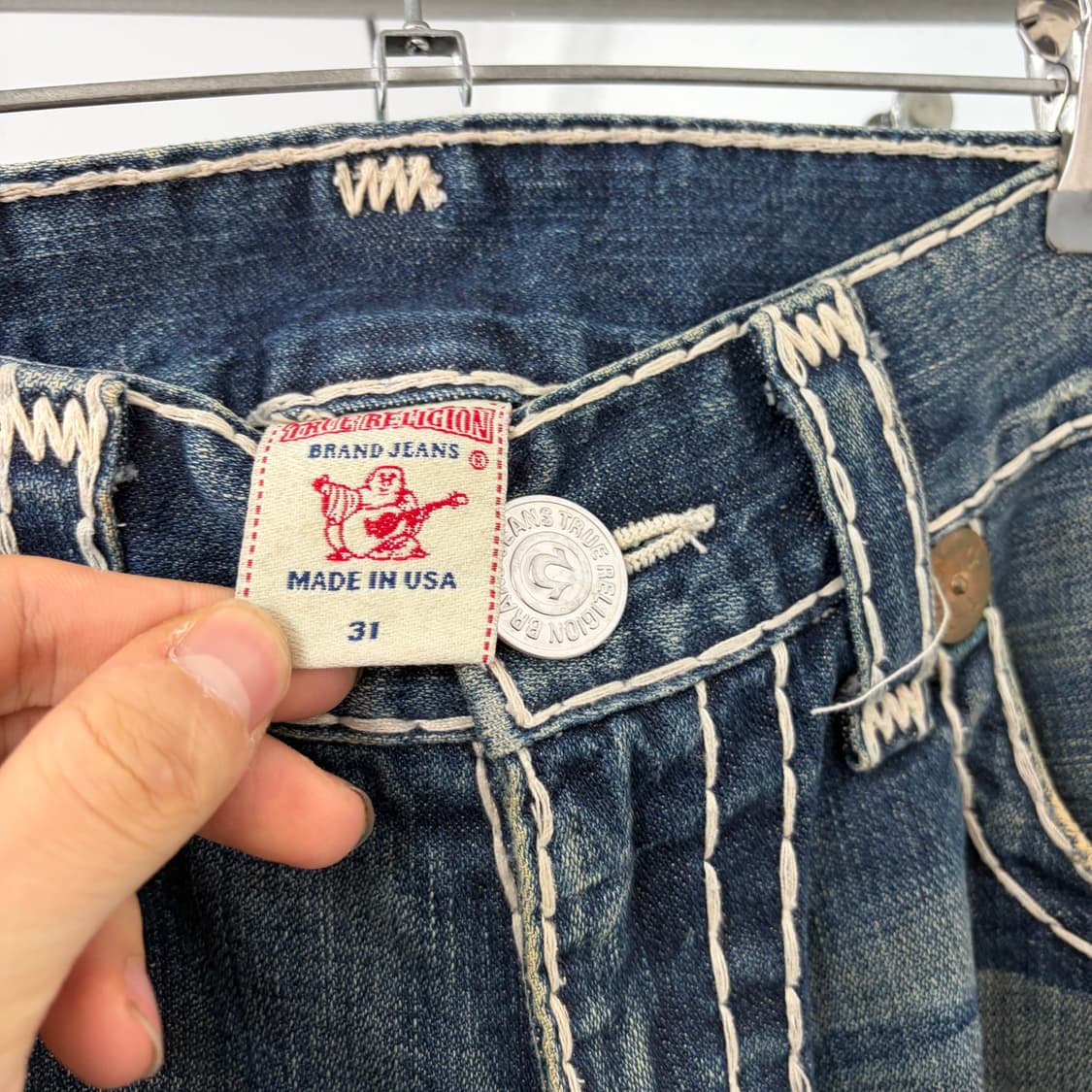 트루릴리전 월드투어 부츠컷 데님 팬츠 상품이미지8