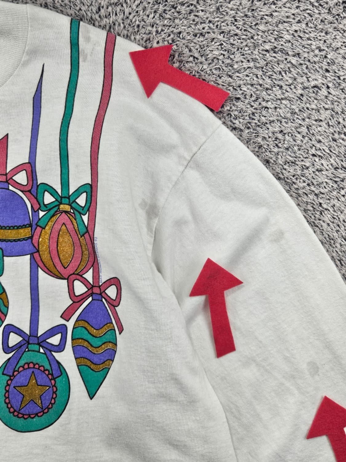 8~90's USA 프룻오브더룸 싱글스티치 롱슬리브 (L) / 11951 상품이미지5