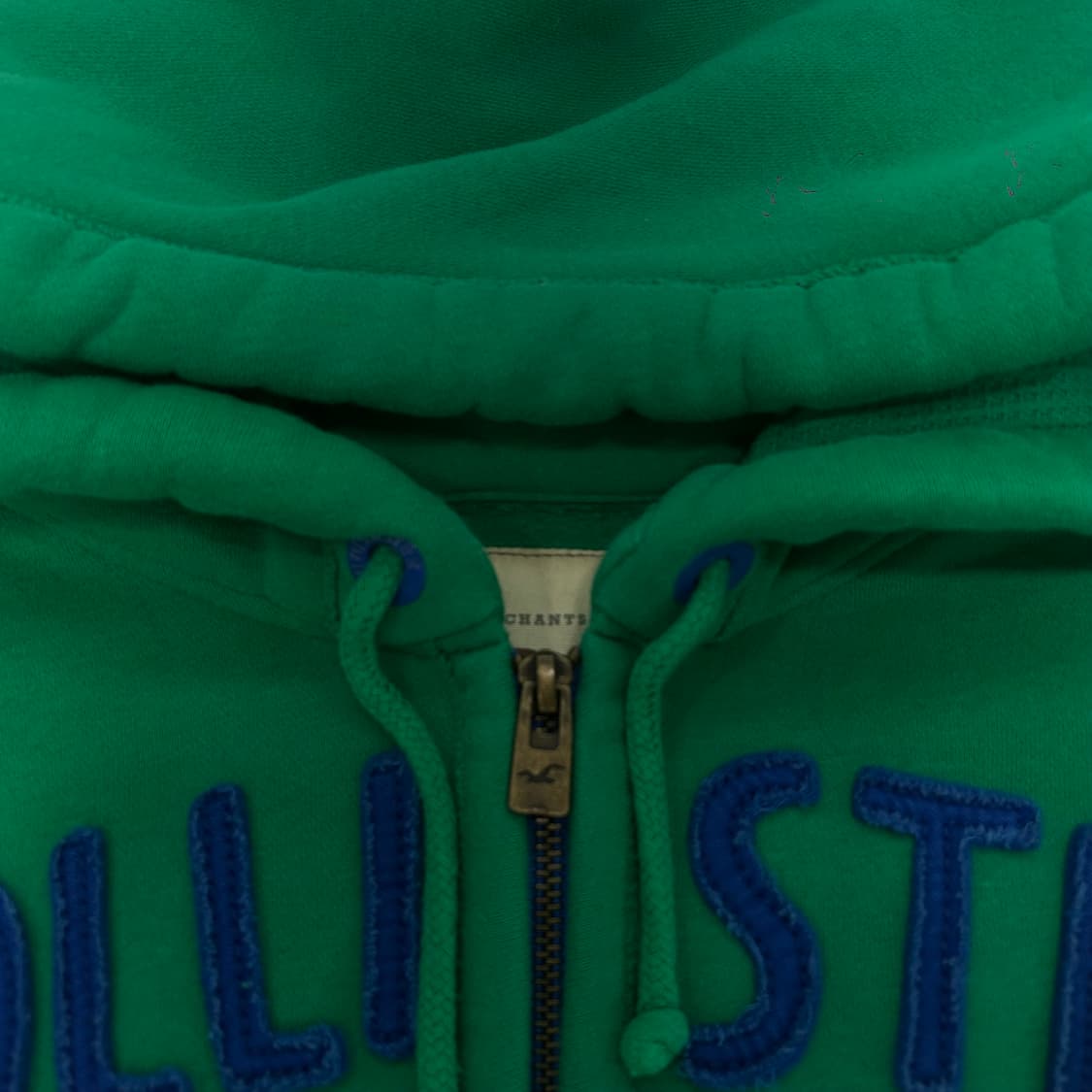 Hollister 홀리스터 블루로고 그린후드집업 상품이미지5