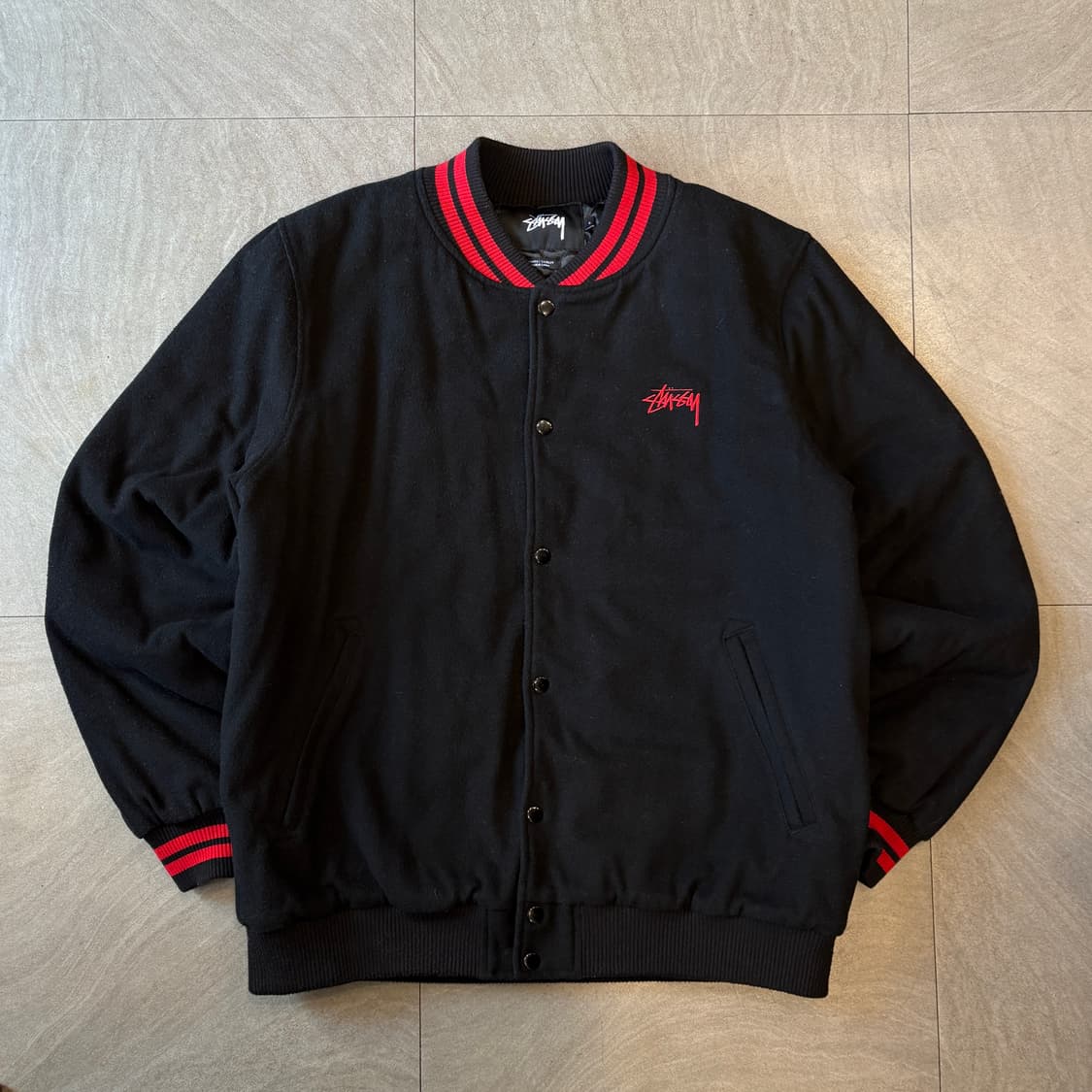 스투시 정품 30주년 울 바시티 자켓 상품이미지1