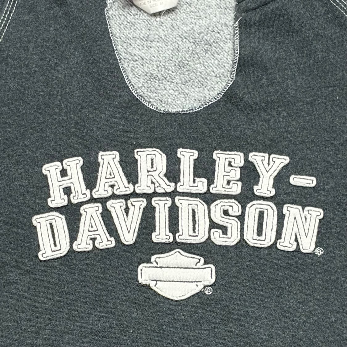 00s 미국 빈티지 할리데이비슨 빅로고 후드티 후드집업 상품이미지5