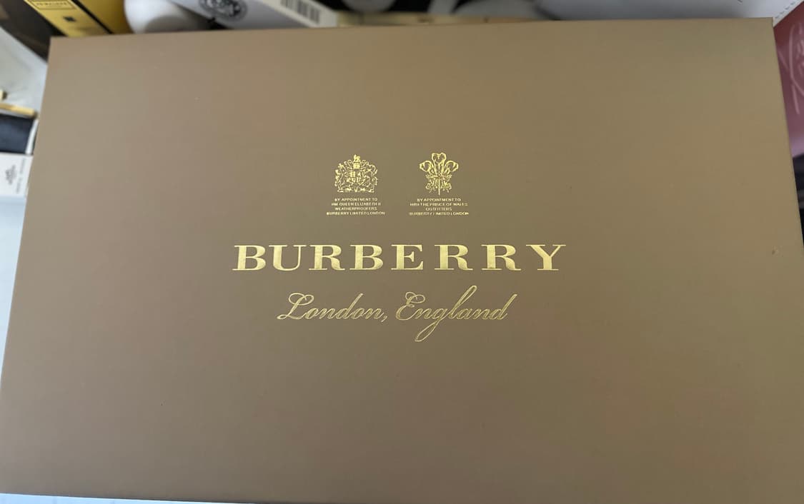 버버리 캐시미어 머플러 그레이 체크 상품이미지9