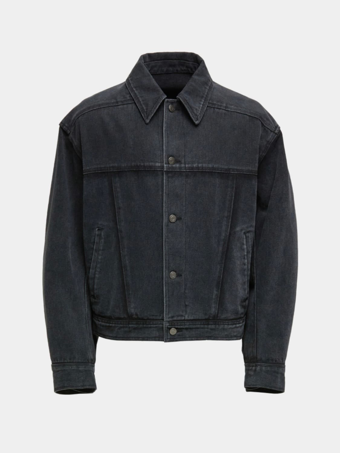 coor 쿠어 페이디드 워싱 트러커 데님 자켓 M 상품이미지7