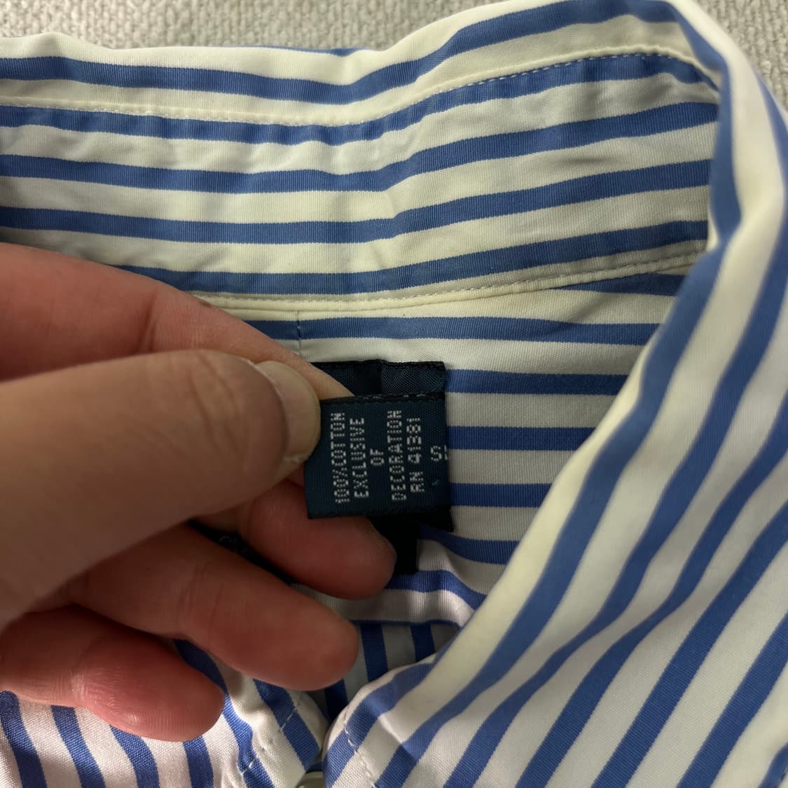 100 폴로랄프로렌 스트라이프 코튼 셔츠 상품이미지5