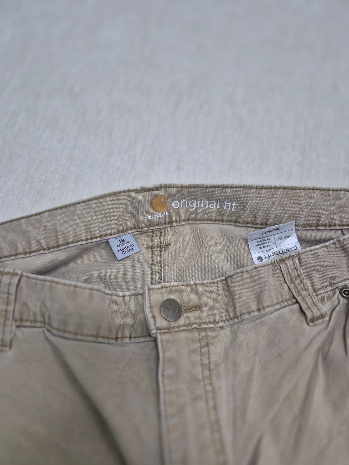칼하트 팬츠 18 레귤러 사이즈 상품이미지6