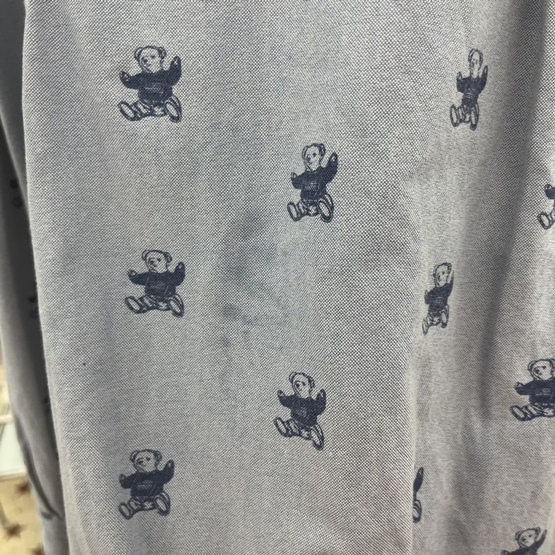 폴로 랄프로렌 빈티지 컨트리 키치 베어 패턴 셔츠 95 C10183 상품이미지7