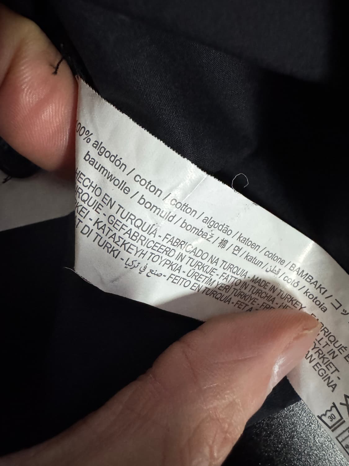 여성 자라 ZARA 미니멀 크롭 셔츠 S ~ M 블랙 상품이미지4