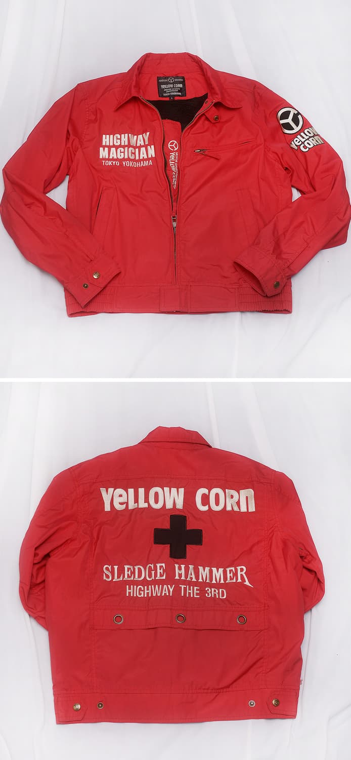 엘로우콘+슬레지 해머 봄.여름용 레이싱 라이더 숏자켓 (L / 100+) 상품이미지2