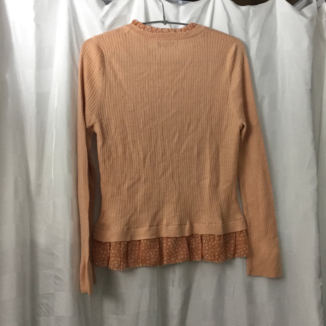 JPN Vintage 히메갸루 하구미 자몽 레이어드 블라우스 상품이미지6