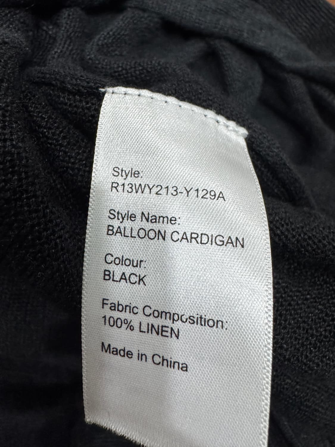 R13 린넨 가디건  상품이미지4