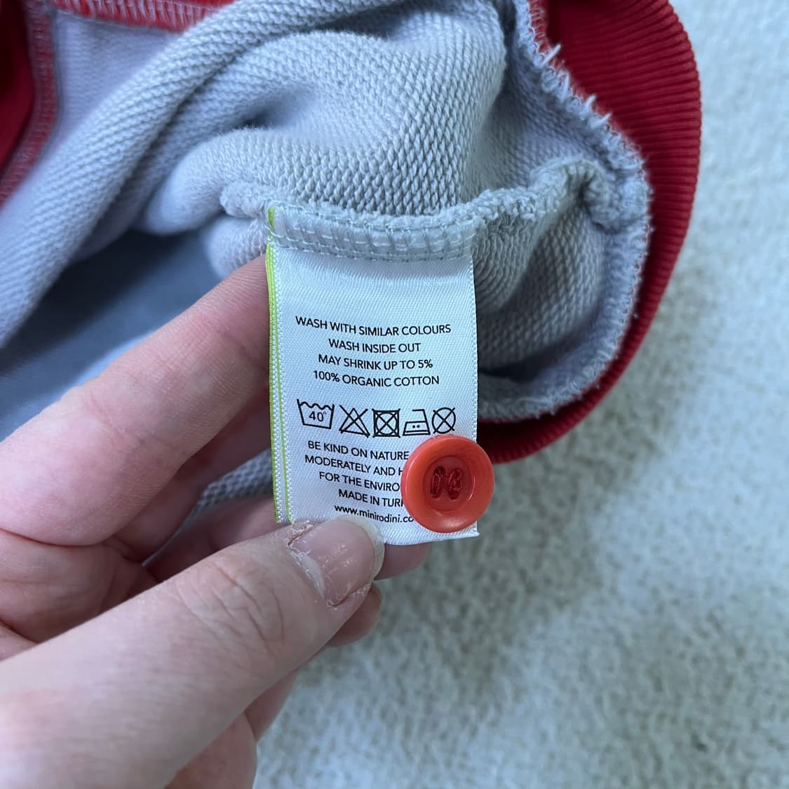 128 미니로디니 키즈 긴팔 가디건 0316M 상품이미지3