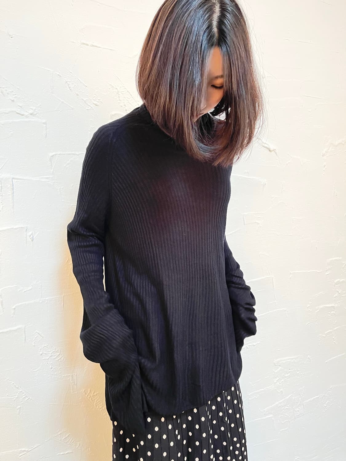 요지 야마모토 오버사이즈 터틀넥 스웨터 상품이미지2