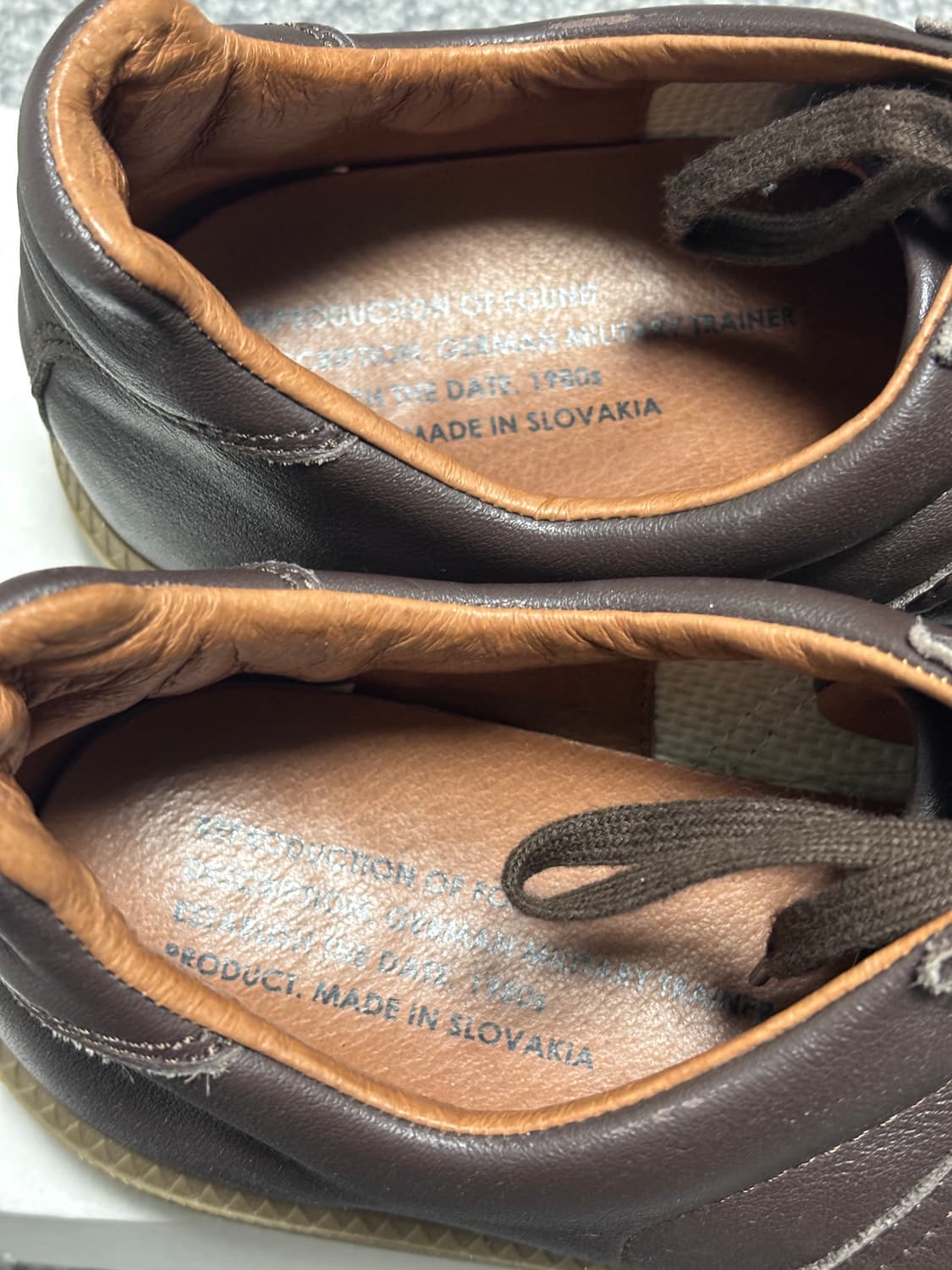 [EU44] 리프로덕션 오브 파운드 리오파 독일군 다크 브라운 상품이미지5