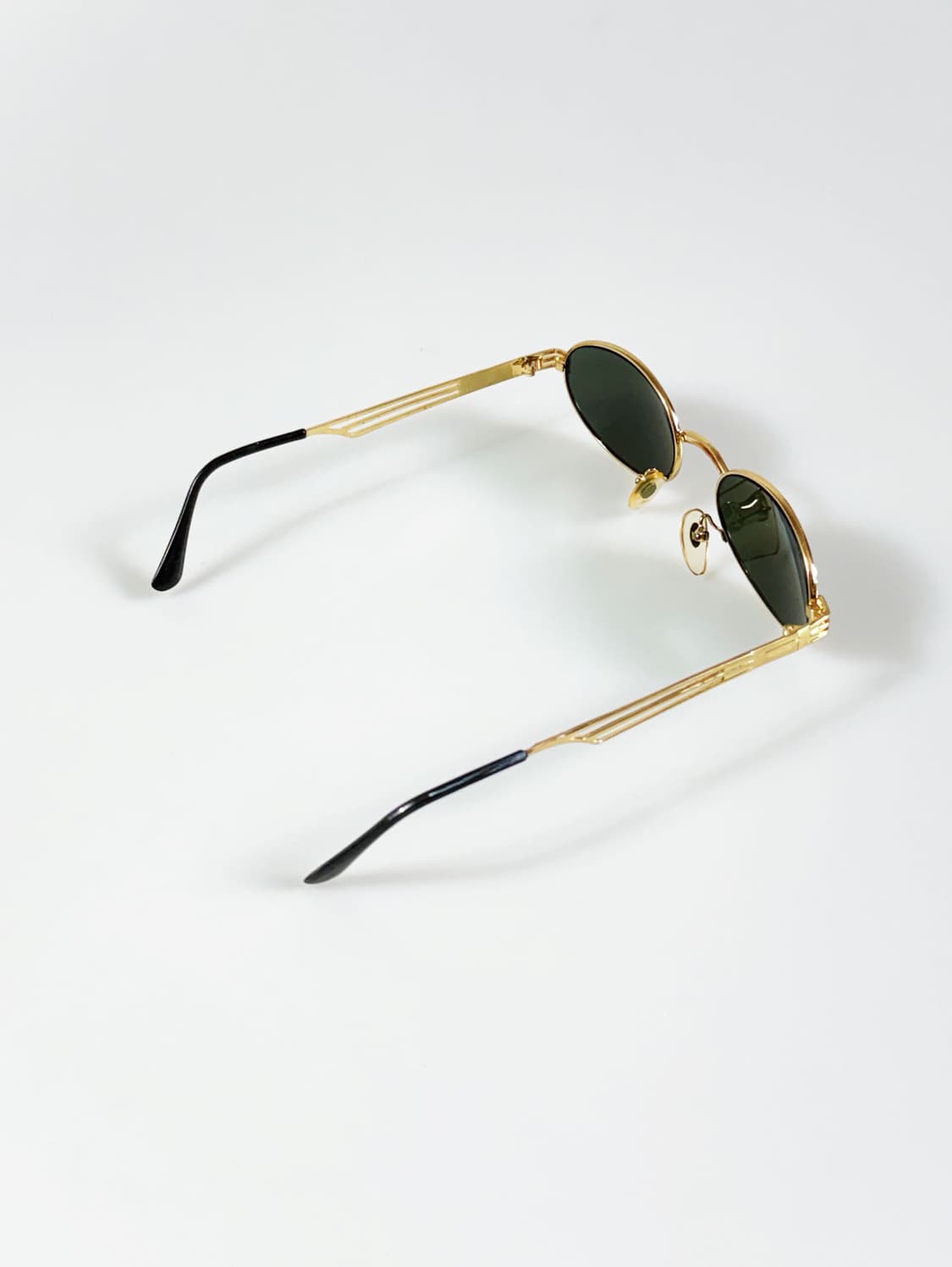 90s 유로피안 슬림 골드 오벌 프레임 빈티지 선글라스 상품이미지4