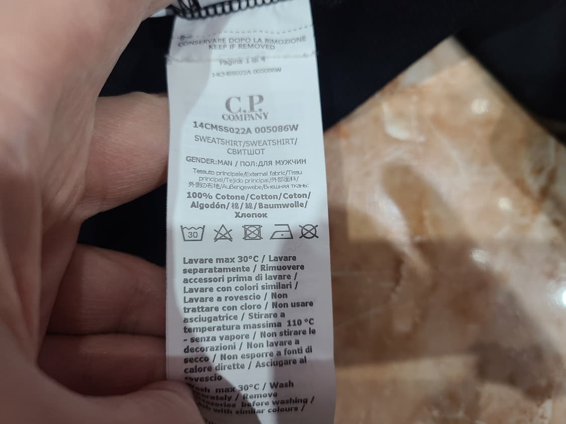 CP컴퍼니 렌즈와펜 블랙 맨투맨 상품이미지7