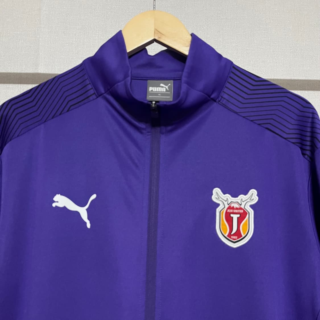 푸마 제주유나이티드 보라색 트랙탑 져지 XL 상품이미지4