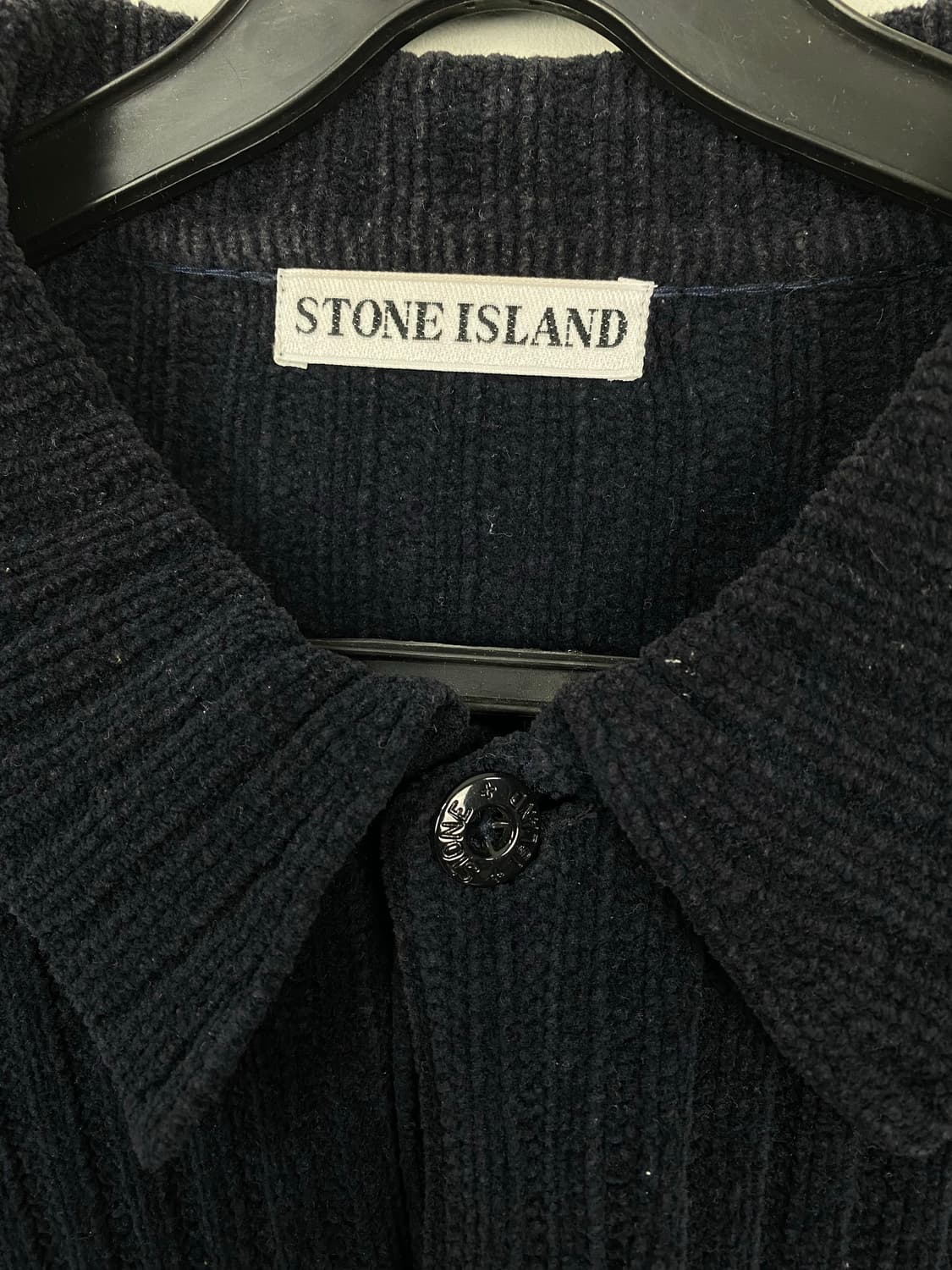 스톤아일랜드 네이비 골지 카라 니트 스웨터 M 상품이미지4