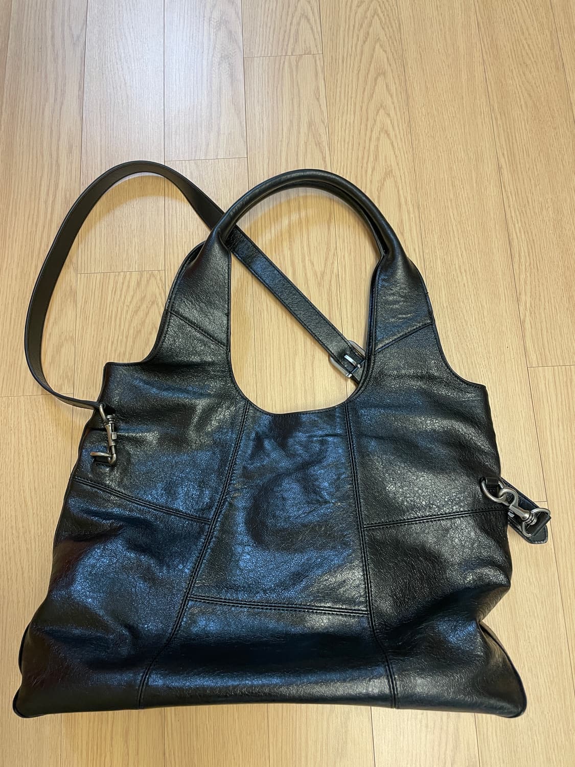 벨리에 프로치다백 가죽 블랙 상품이미지1