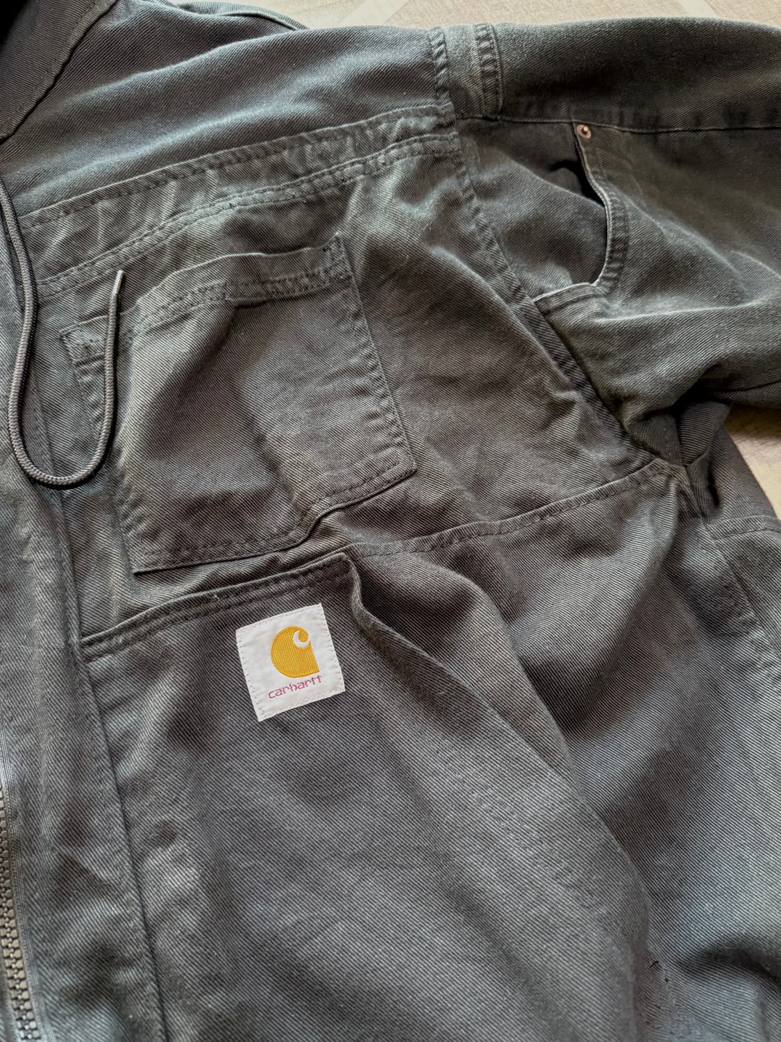 칼하트 블랙 워크자켓 상품이미지3