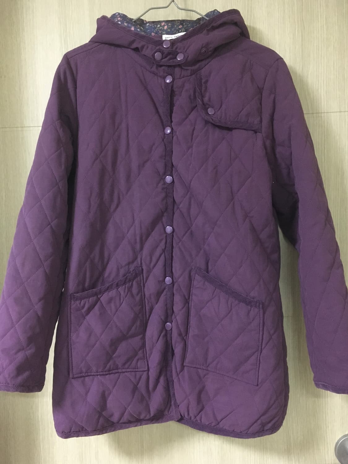 Plum quilting jacket 상품이미지1