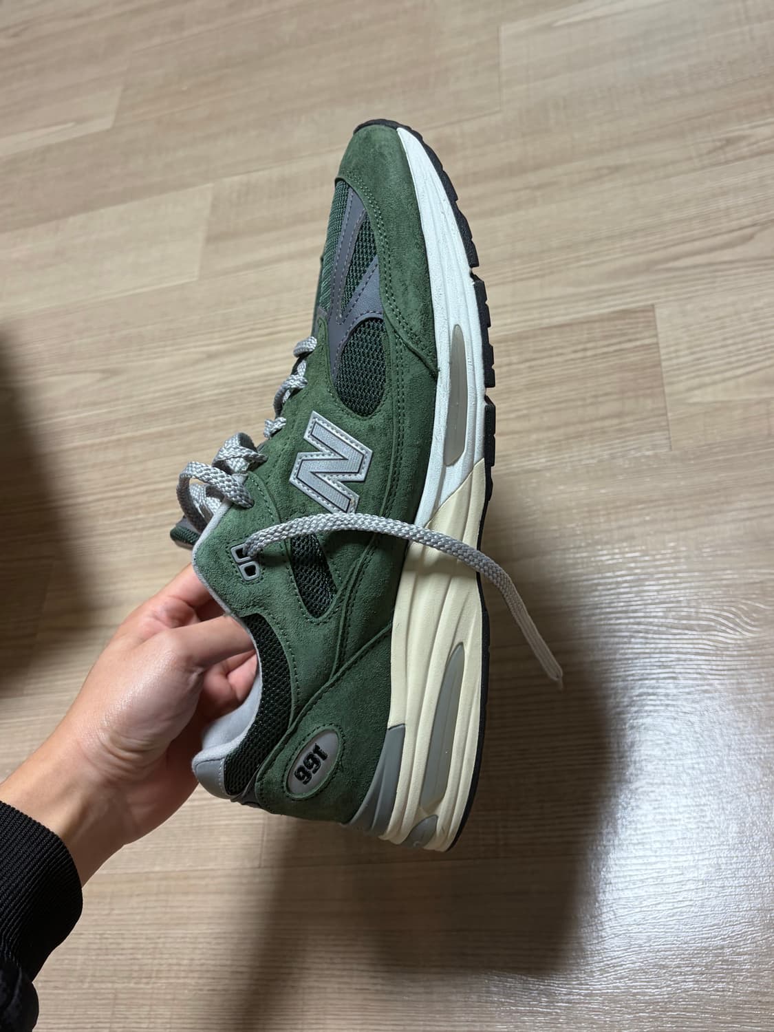 뉴발란스 991v2 메이드 인 UK 콤부 그린 300 상품이미지5