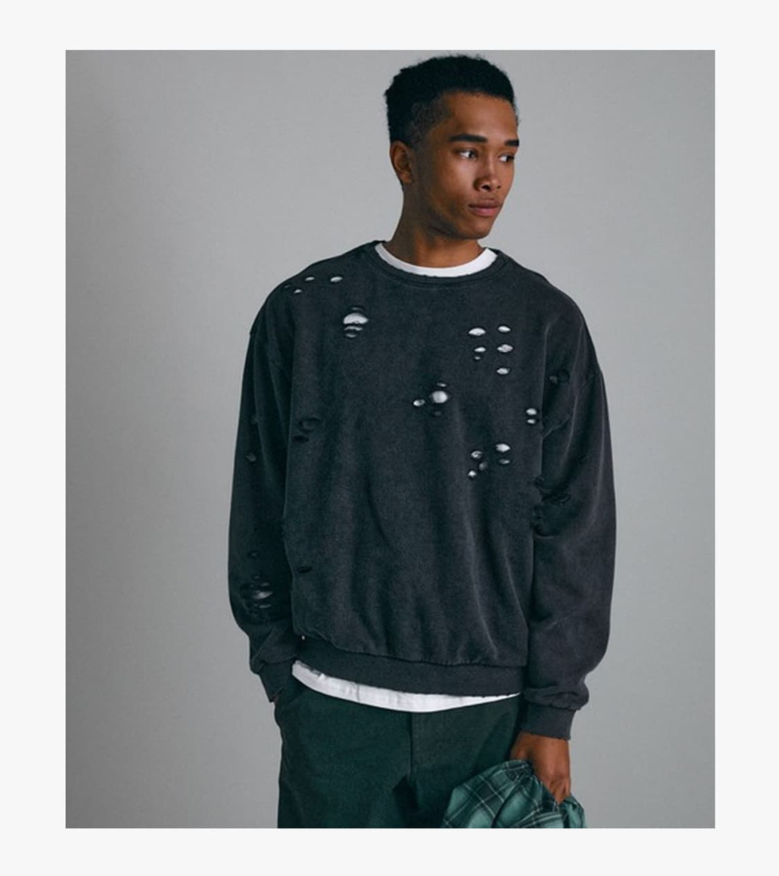FIRST HAND - 24FW DAMAGE SWEATSHIRT 상품이미지2