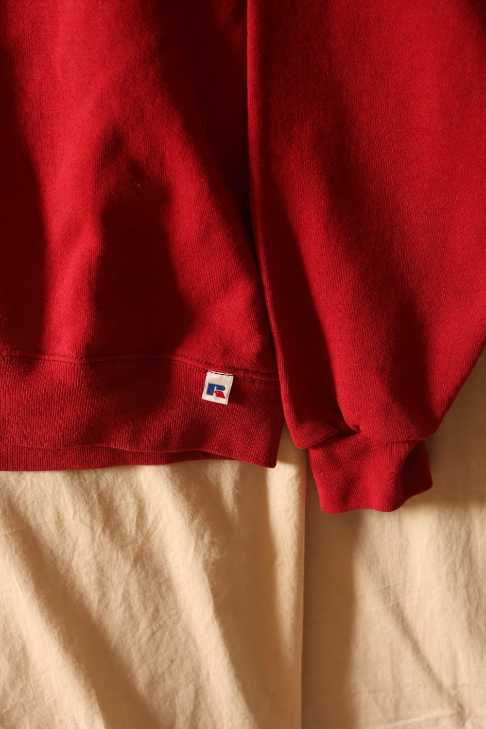 러셀 90s 맨투맨 스웻셔츠 레드 L 상품이미지4