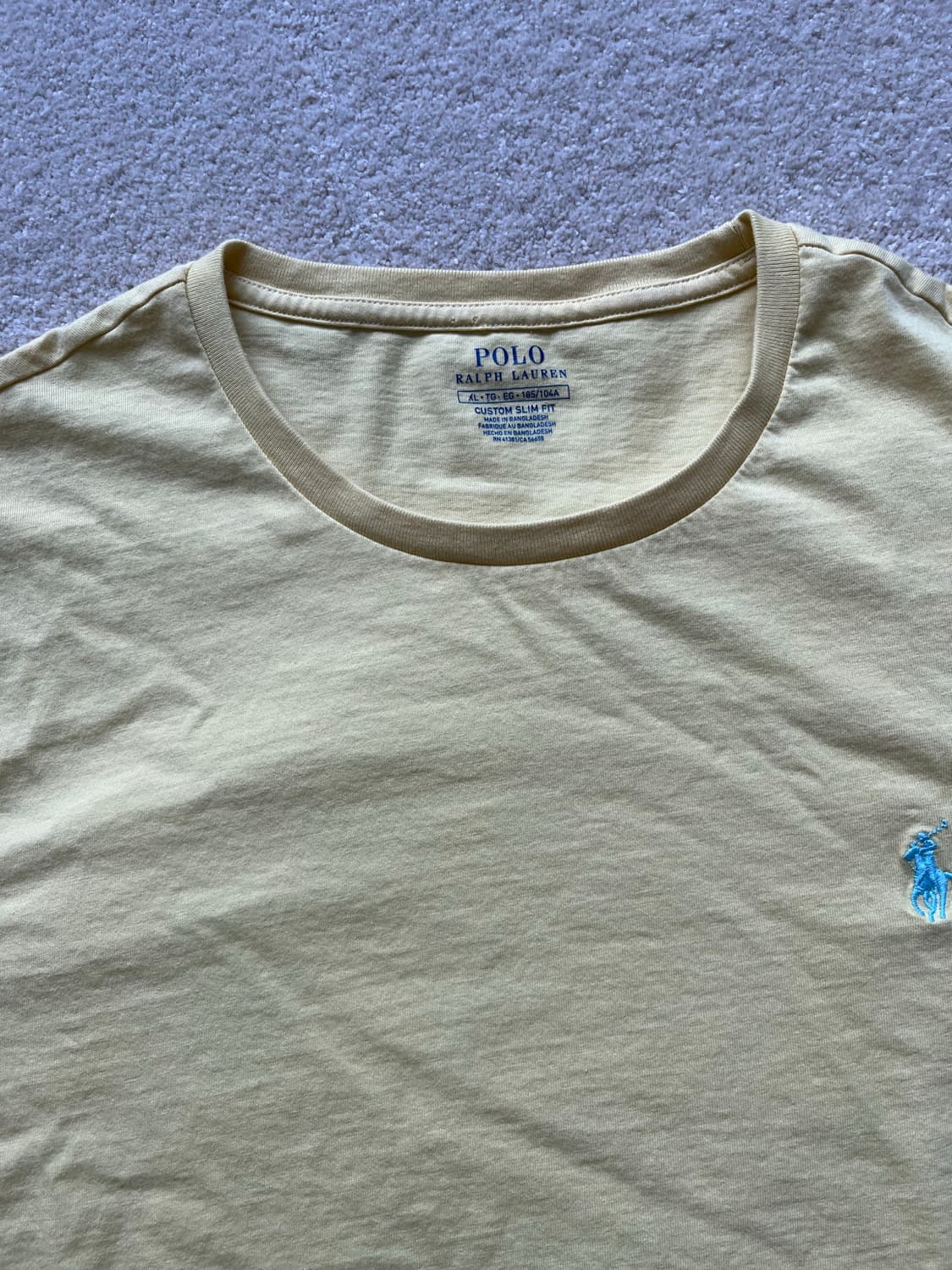 Polo Ralph Lauren 라임 옐로우 티셔츠 (100-103) 상품이미지6