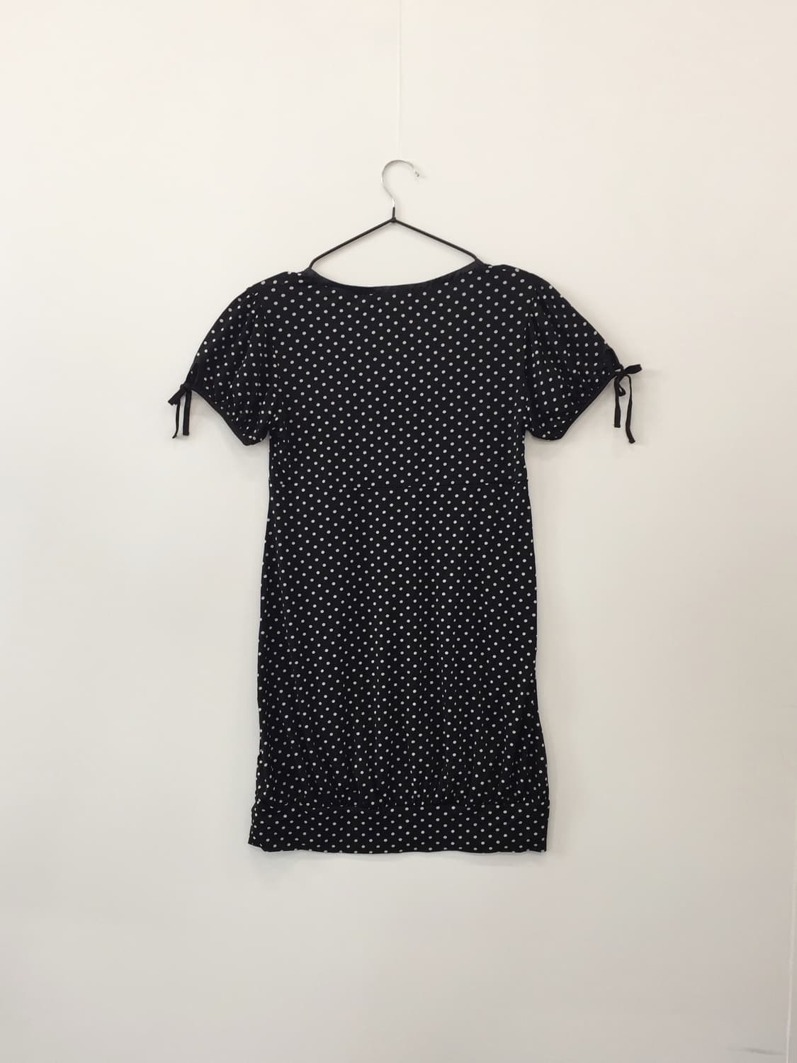 Jpn Queue Black Polka Dot Mini Dress 상품이미지5