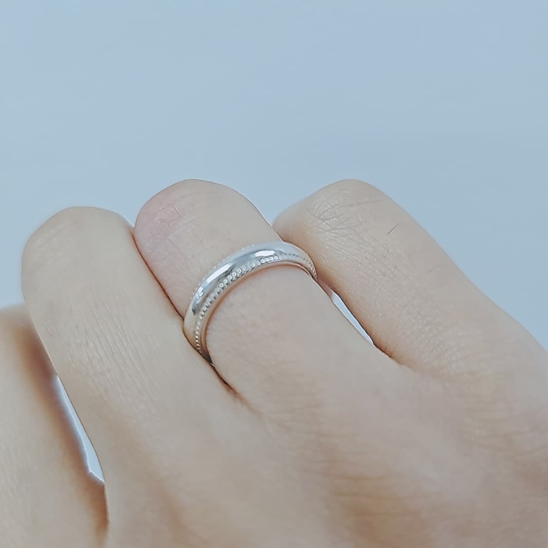 925silver 클래식 기본 실버 반지 상품이미지2