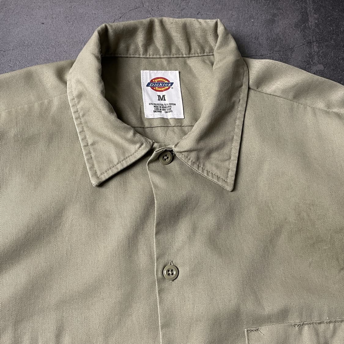 DICKIES 디키즈 빈티지 베이지 플랩포켓 워크 셔츠 A00798 상품이미지2