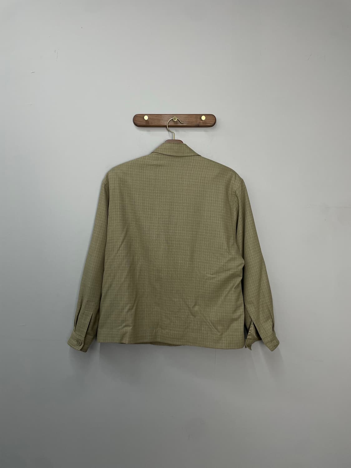 입생로랑 체크 블루종 자켓 H1754 상품이미지3