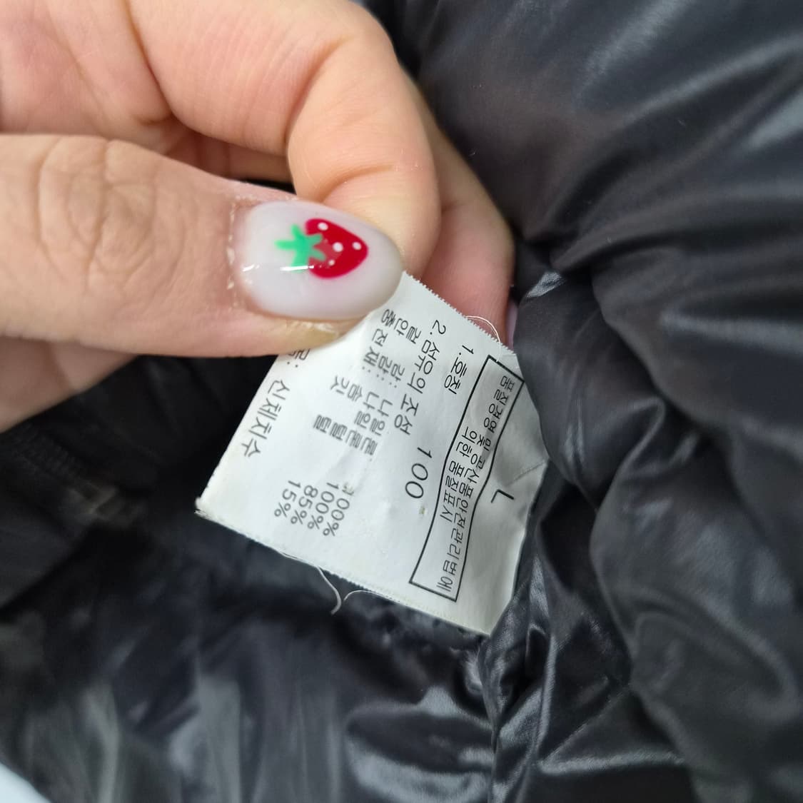 노스페이스 블랙 패딩 점퍼 남성 L 상품이미지6