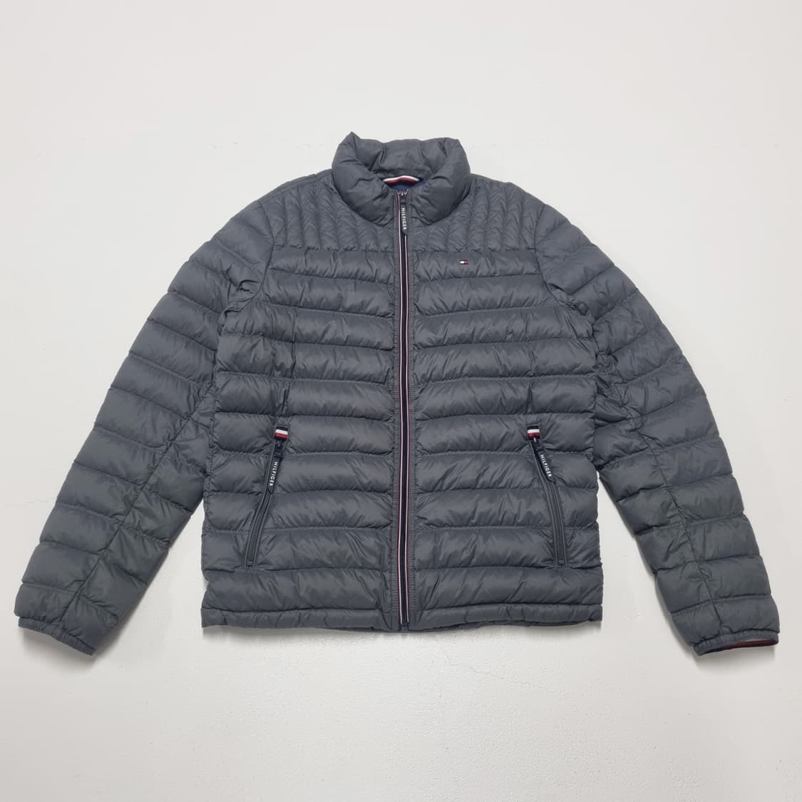 타미힐피거 덕다운 경량패딩 그레이 - S 상품이미지2