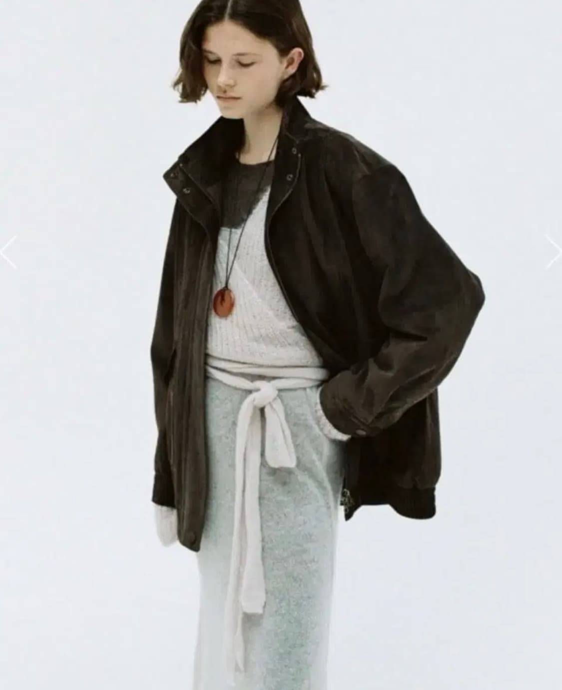 모노하 스웨이드 자켓 상품이미지1