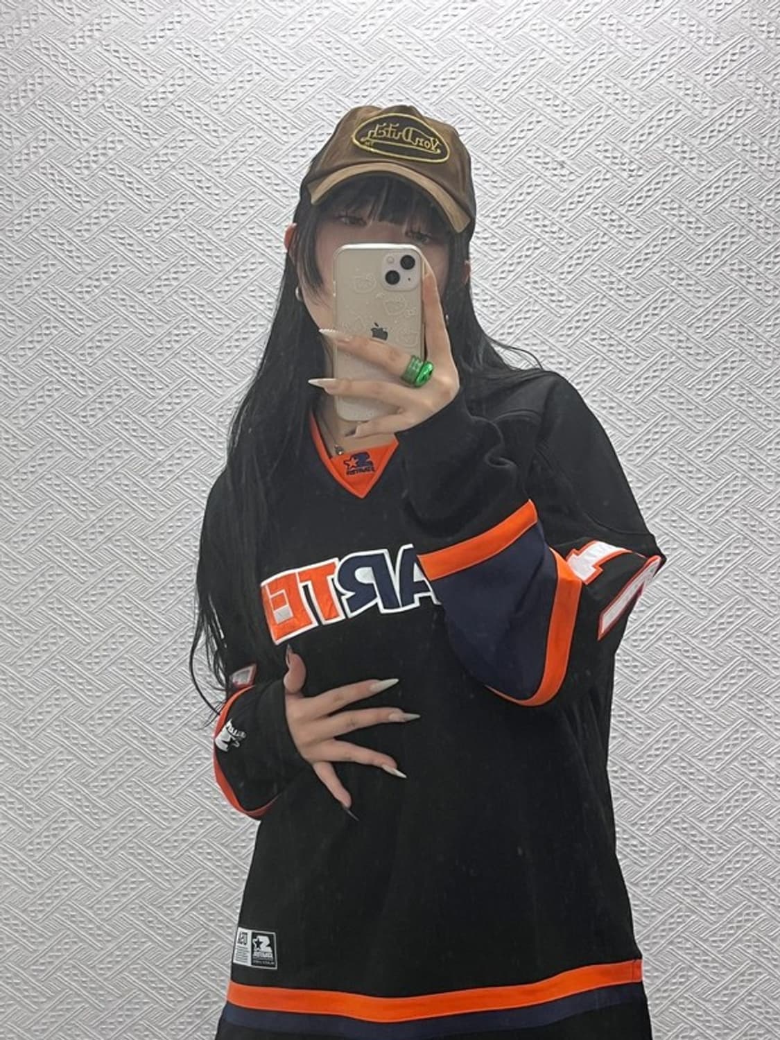 본 더치 캐주얼 Y2K 빅로고패치 브라운 볼캡 C08477 상품이미지2