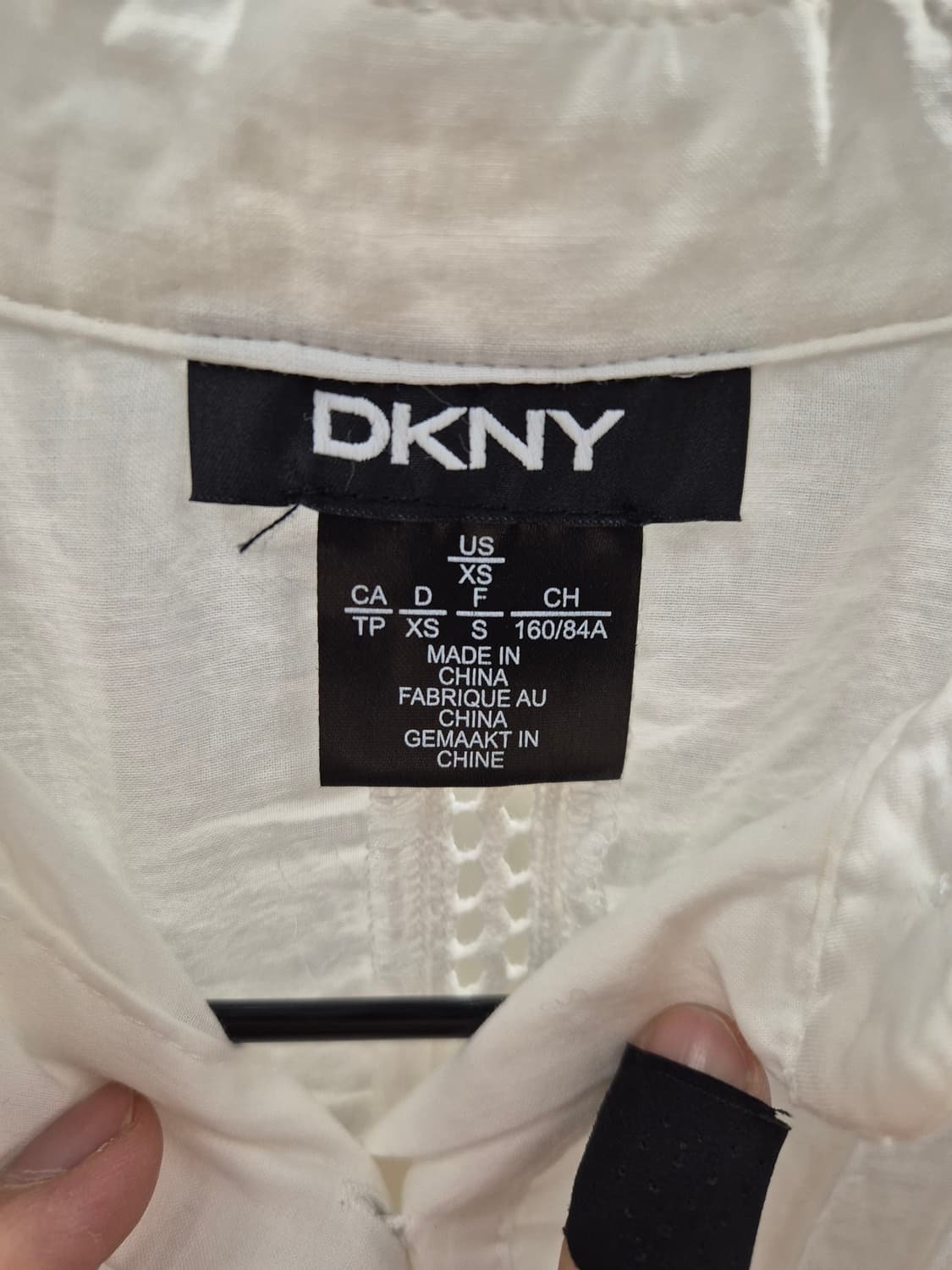 DKNY 화이트 롱 원피스 XS 상품이미지5