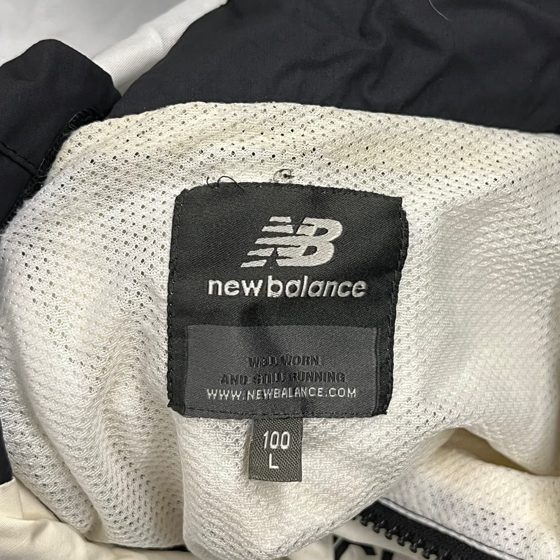 [ 정품/L ] 뉴발란스 아노락 바람막이 자켓 b15 상품이미지5