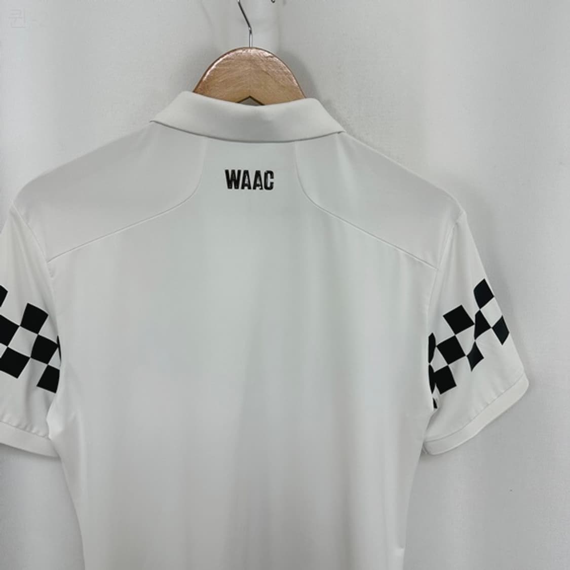 왁 남자 골프 스판 카라 반팔티 1 화이트 (실측100) 상품이미지10