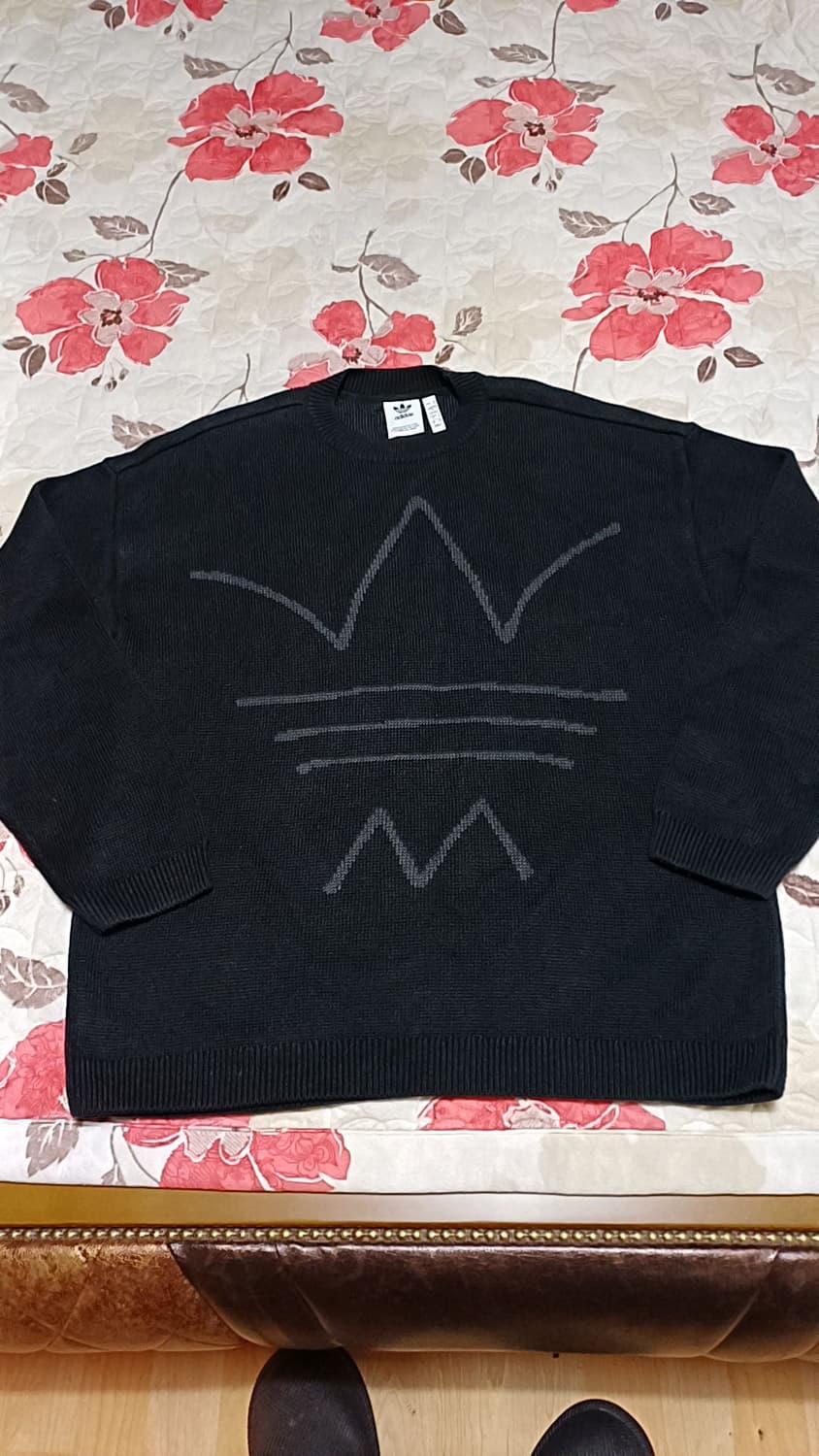 아디다스 니트 빅사이즈 실측115 가슴63 기장75 상품이미지1