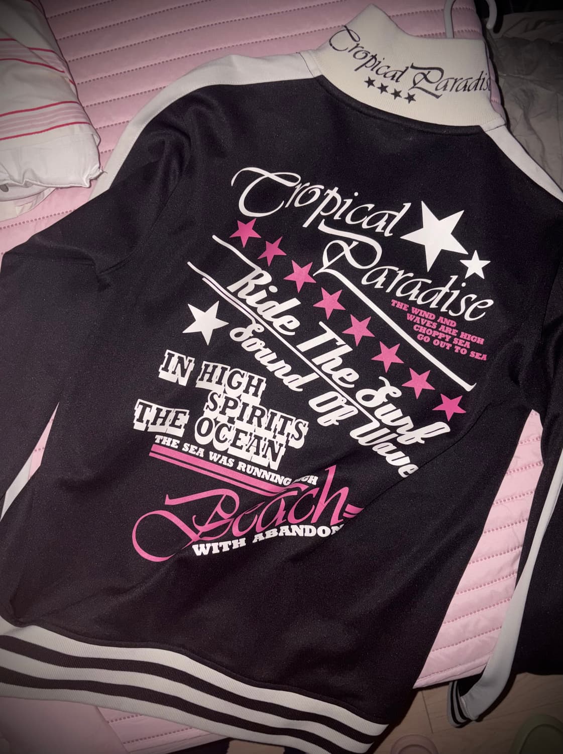 빈티지 y2k 트랙탑 00s 레터링 져지 상품이미지2