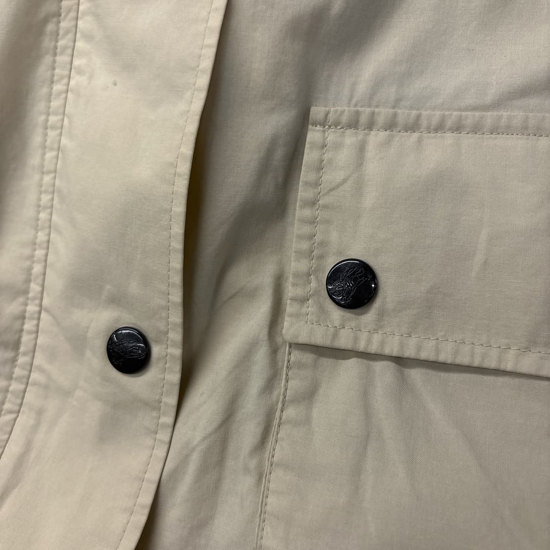 80~90s 올드 버버리 라이트코튼 유틸리티 하프자켓 N830 상품이미지5