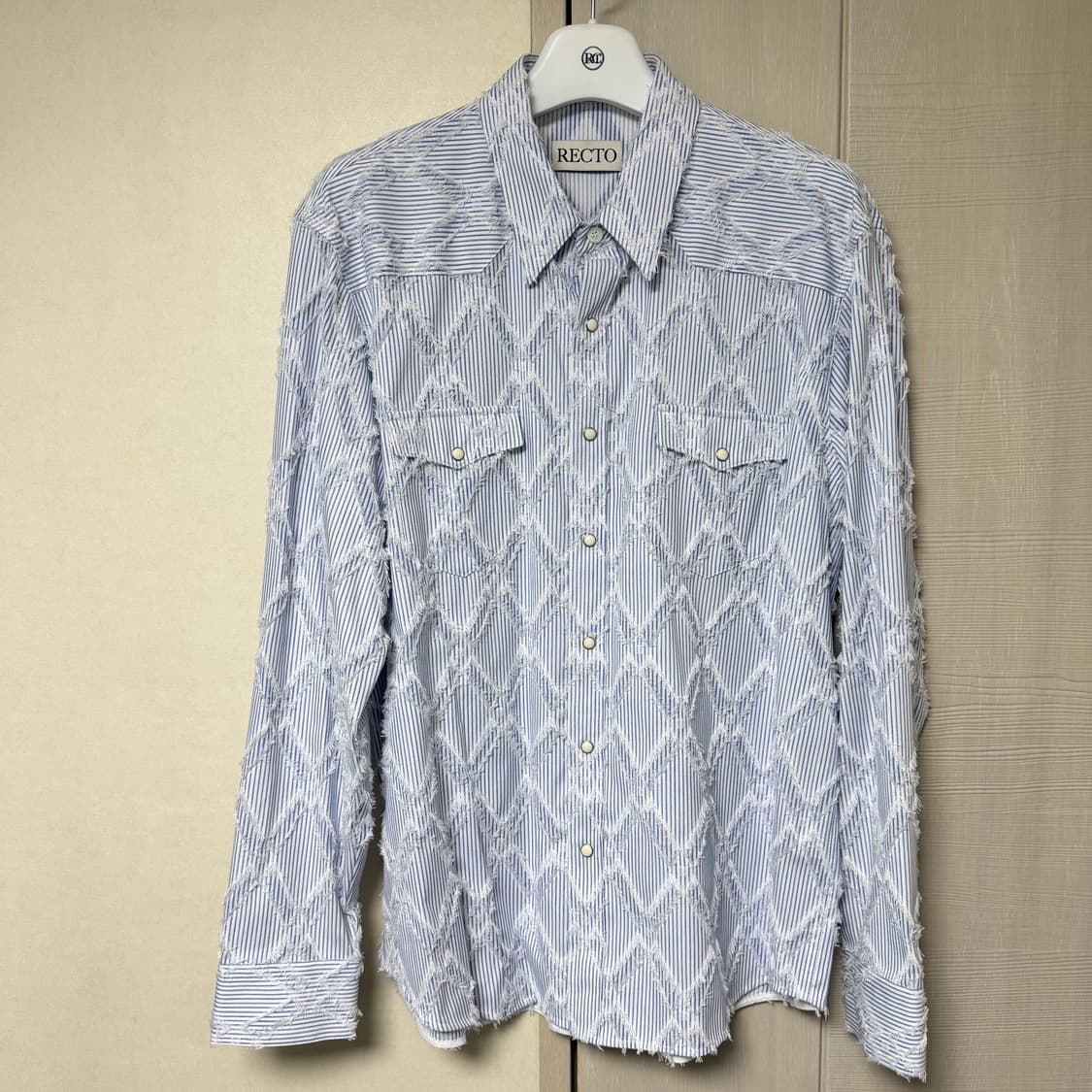 렉토 보헤미안 테슬 셔츠 L 상품이미지4